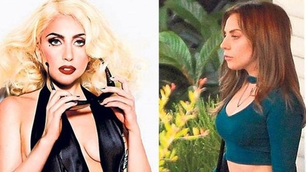 Lady Gaga kumral oldu!