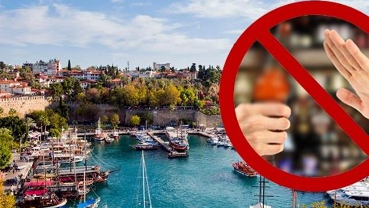 Antalya Valiliği açık alanda alkol kullanımını yasakladı