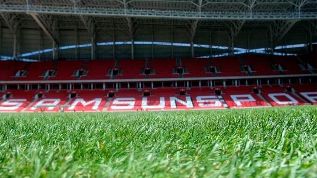 Samsunspor yeni stadını tanıttı