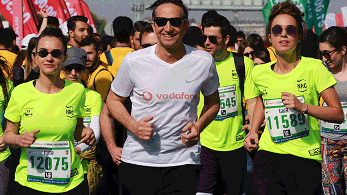 Maratona  katıldılar