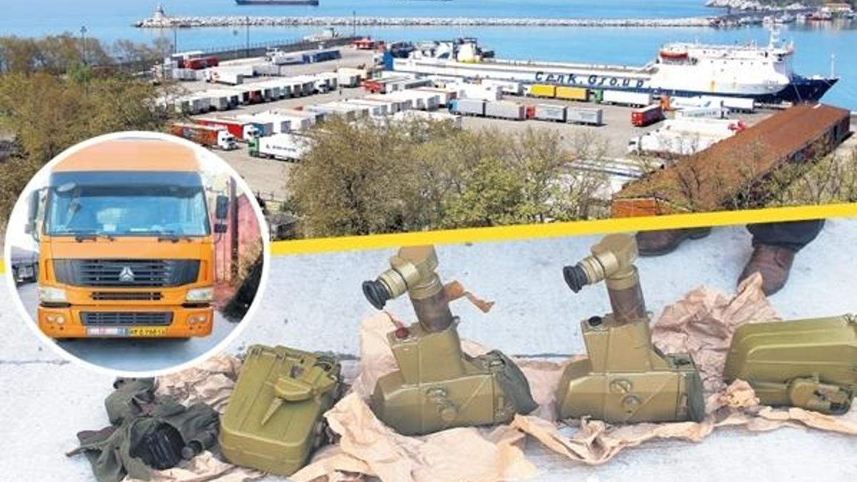 Limana inen TIR’dan füze parçaları çıktı!
