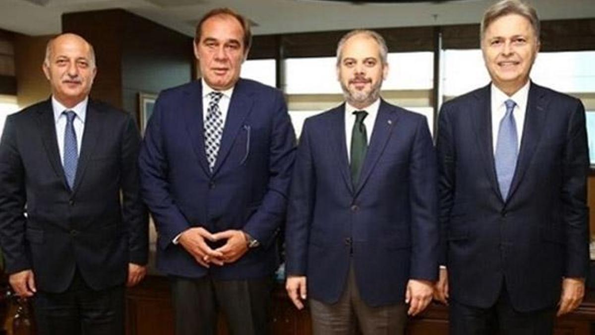 TFF Başkanı Yıldırım Demirören'den Bakan Kılıç'a ziyaret