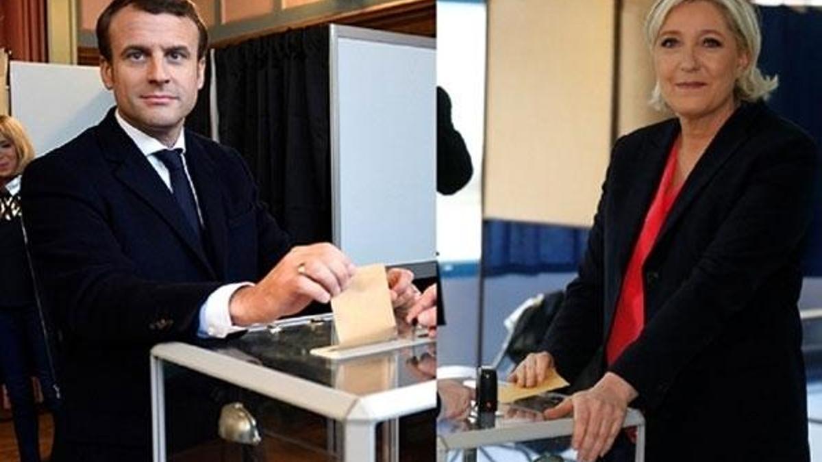 Macron ve Le Pen oyunu kullandı