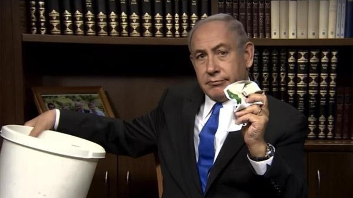 Netanyahu belgeyi yırttı!