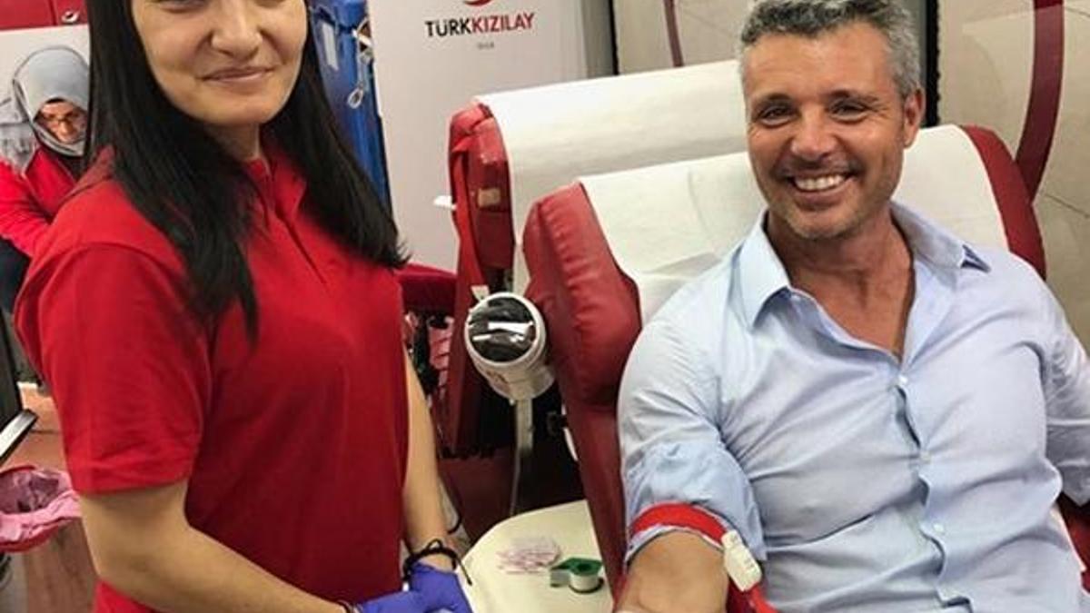 Sadettin Saran kan bağışında bulundu!