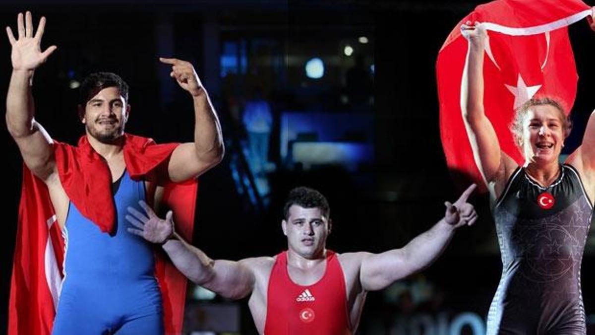 Avrupa'nın üç başpehlivanı da Türkiye'den