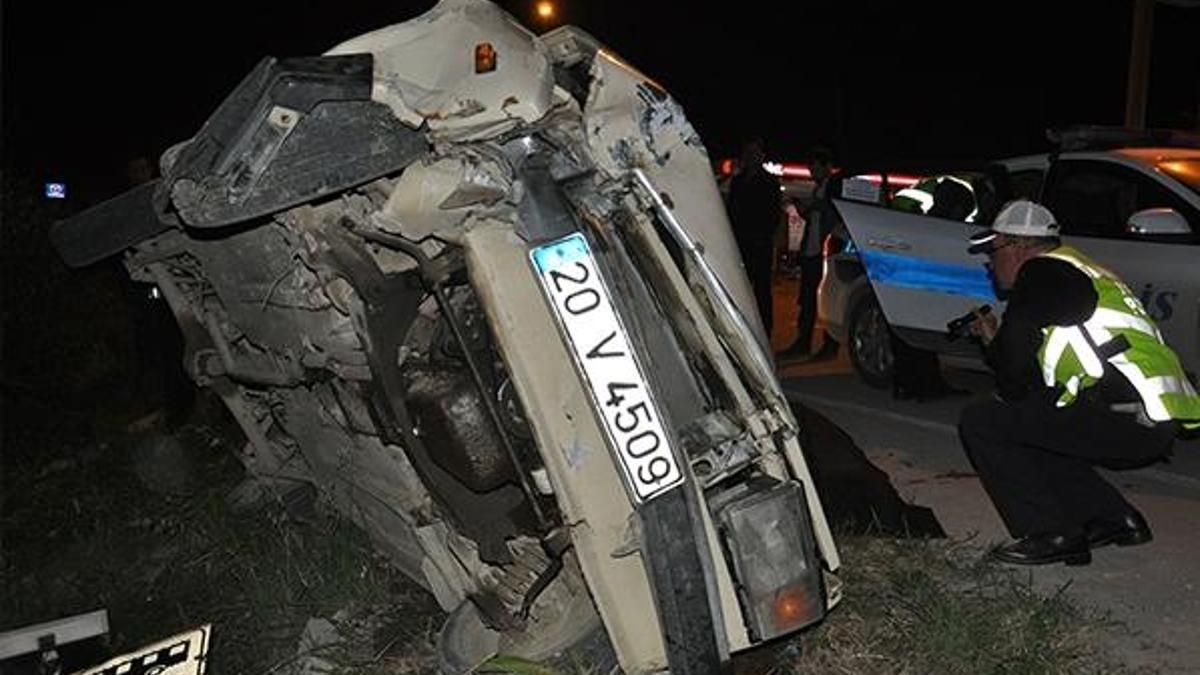 İnegöl’de feci kaza; 1 ölü 1 yaralı