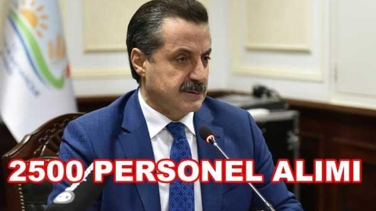 Tarım Kredi Kooperatifleri 500 personel alım şartları belli oldu! Bakan Çelik açıkladı