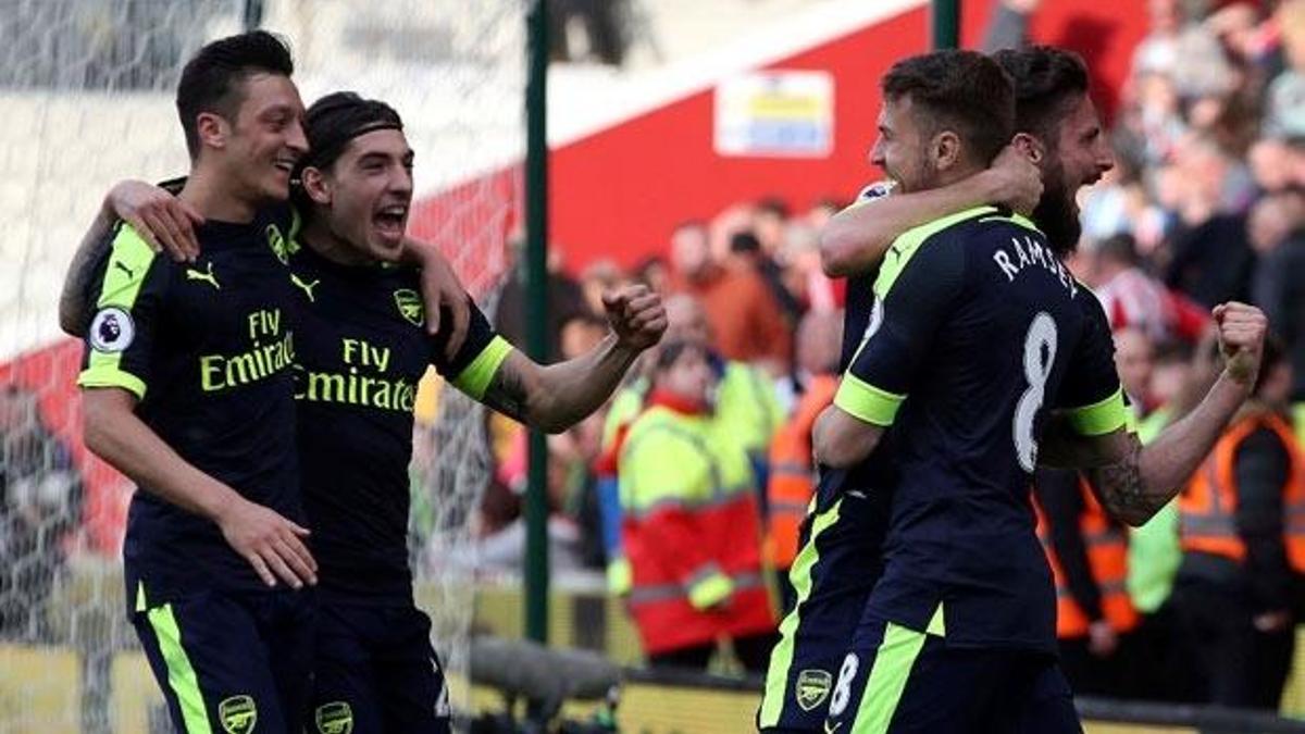 Arsenal, Şampiyonlar Ligi iddiasını sürdürdü