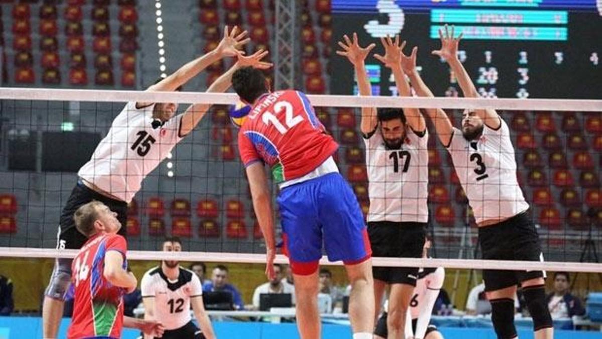A Milli Erkek Voleybol Takımı, Azerbaycan'a 3 - 2 yenildi