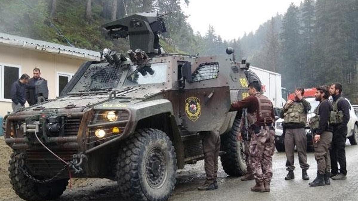 Maçka’da PKK'lılarla silahlı çatışma: 1 şehit