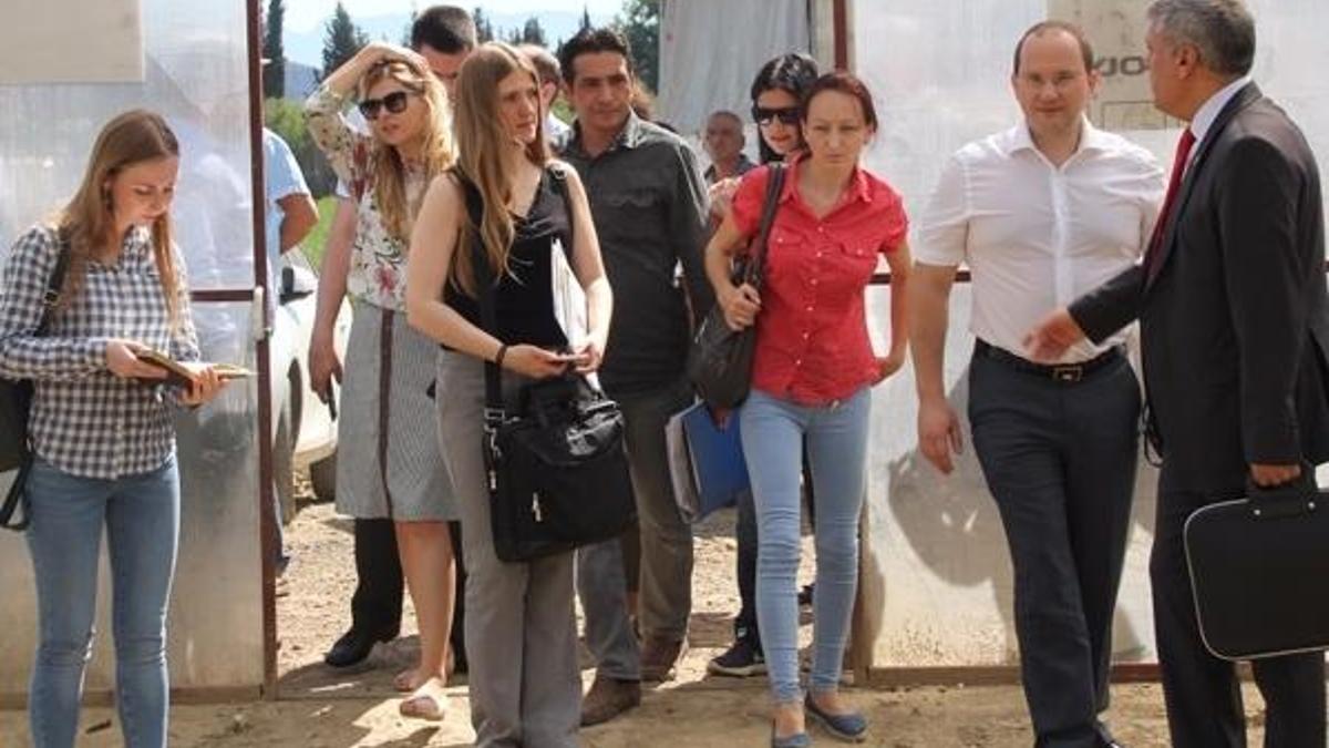 Ruslar incelemeye geldi