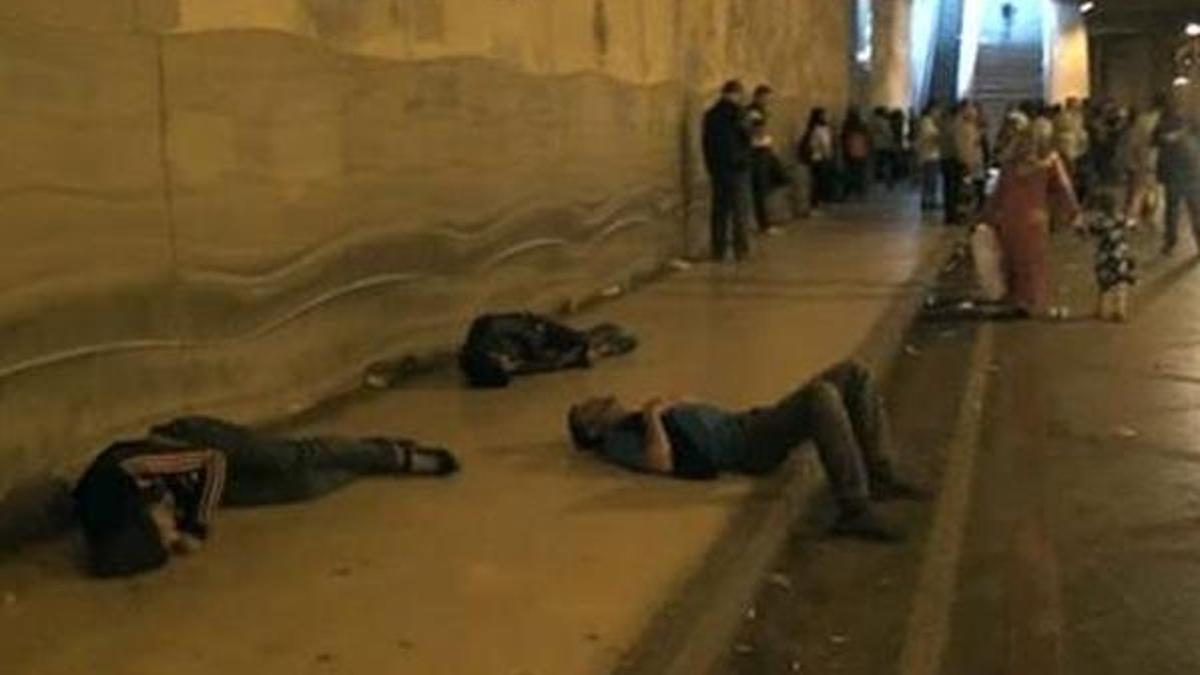 Taksim’de yürekleri sızlatan görüntü