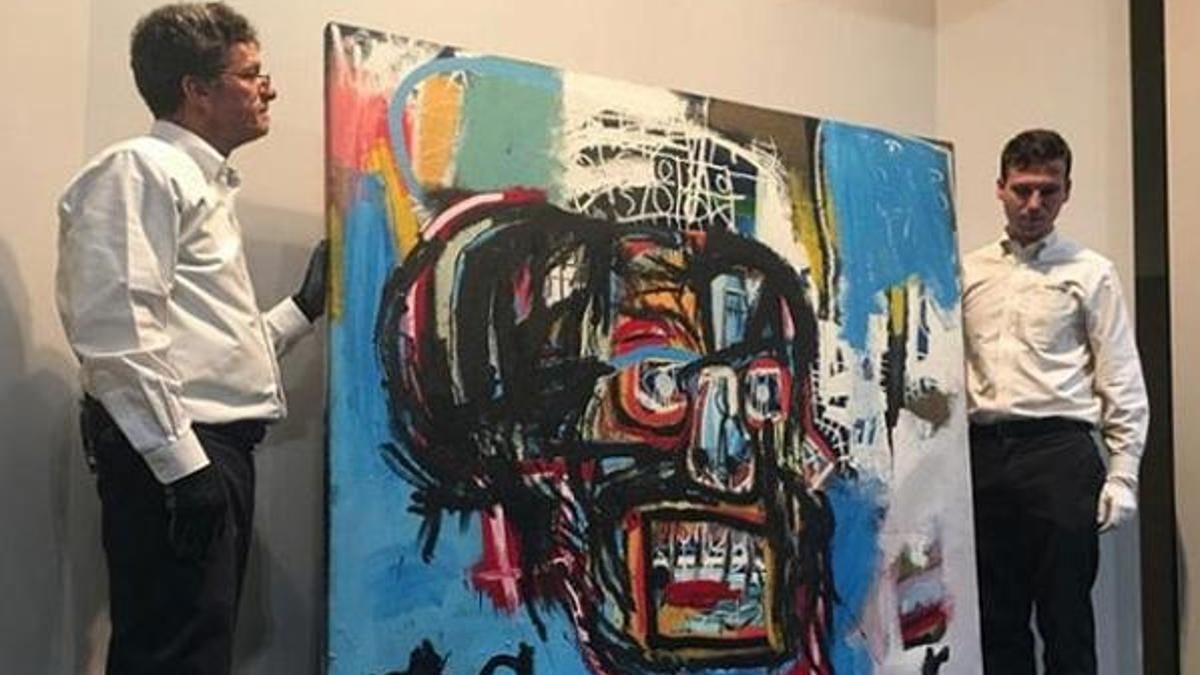 Ressam Basquiat'ın bir eserine 110,5 milyon dolar!