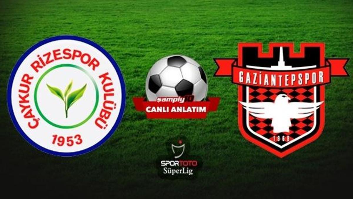 Çaykur Rizespor- Gaziantepspor