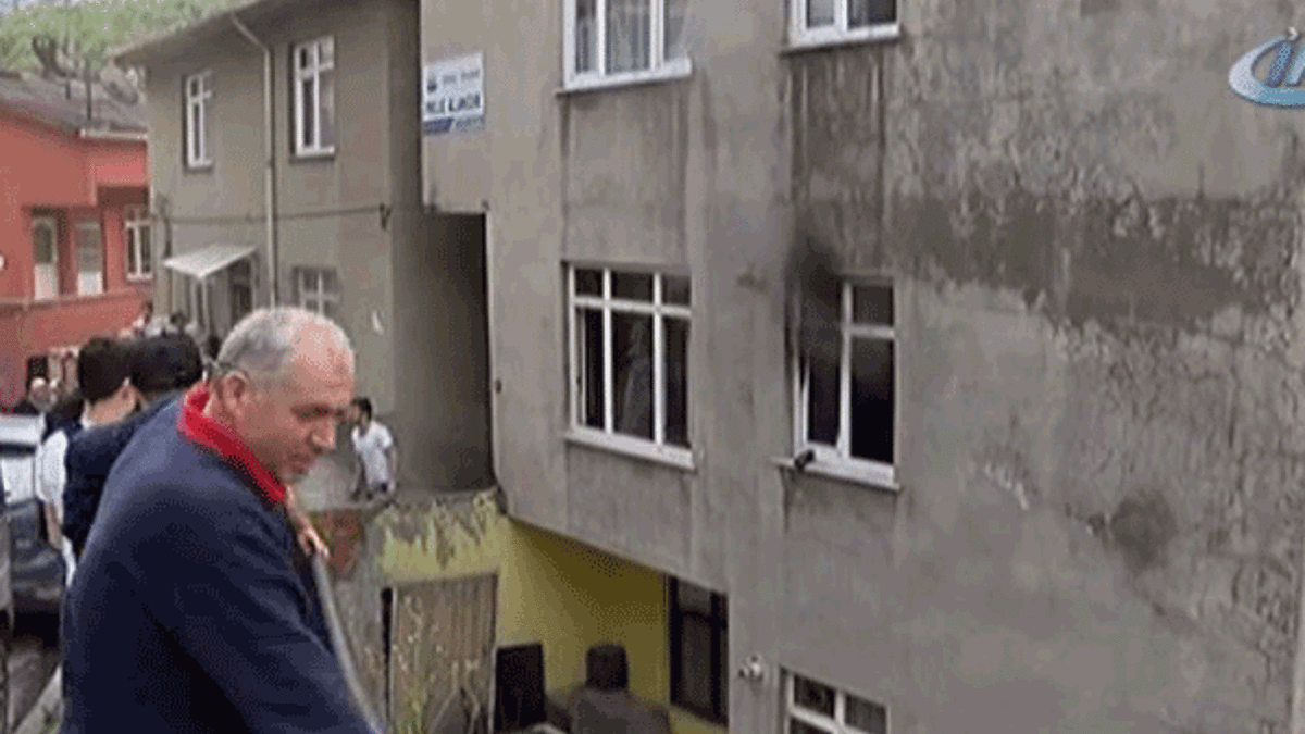 Sarıyer’de yangın paniği, mahalleli sokağa döküldü