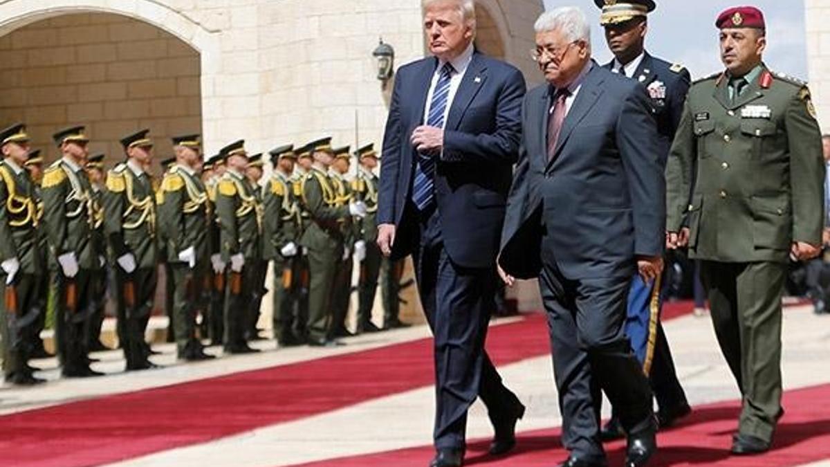 ABD Başkanı Trump Filistin'e geçti!
