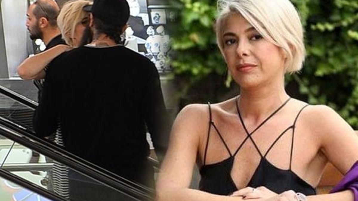 Gözde Kansu merdivende öpüşürken yakalandı!