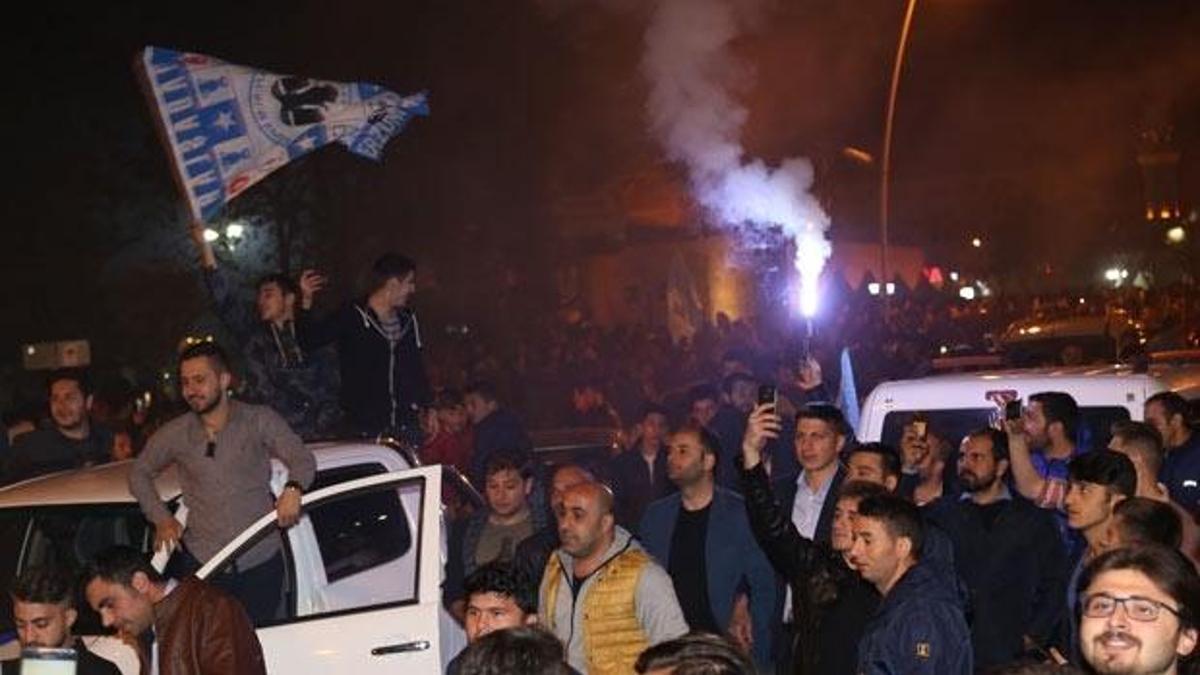 Erzurum'da TFF 1. Lig sevinci