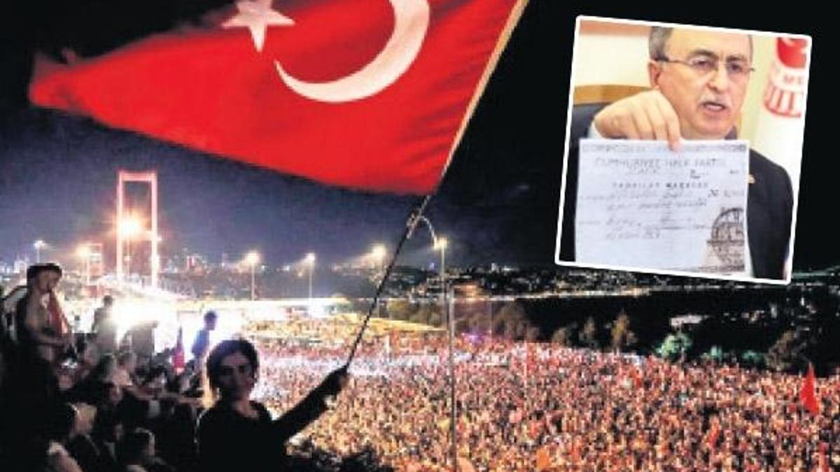 Gizlenmek için darbeyi kınamışlar!