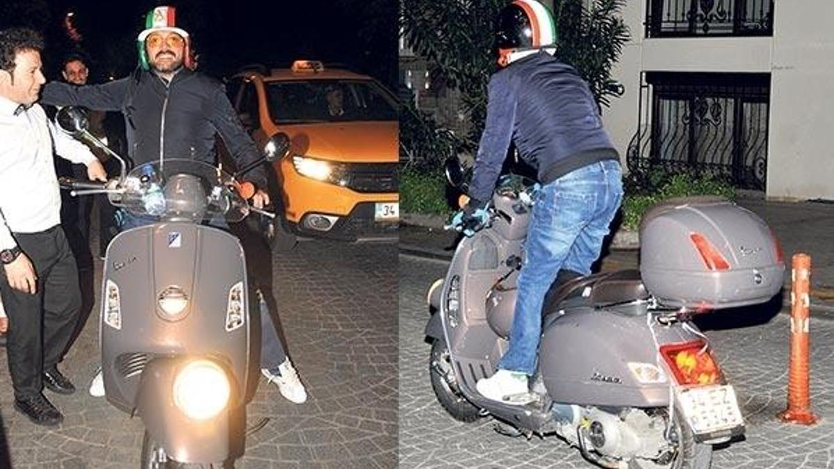 Motor şov yaptı