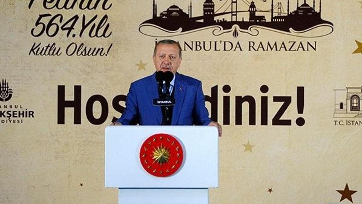 Erdoğan İstanbul'un fethinin yıldönümünde konuştu