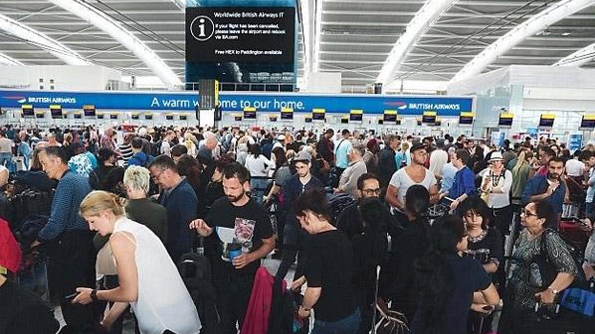 Londra havalimanında 3. kaos!