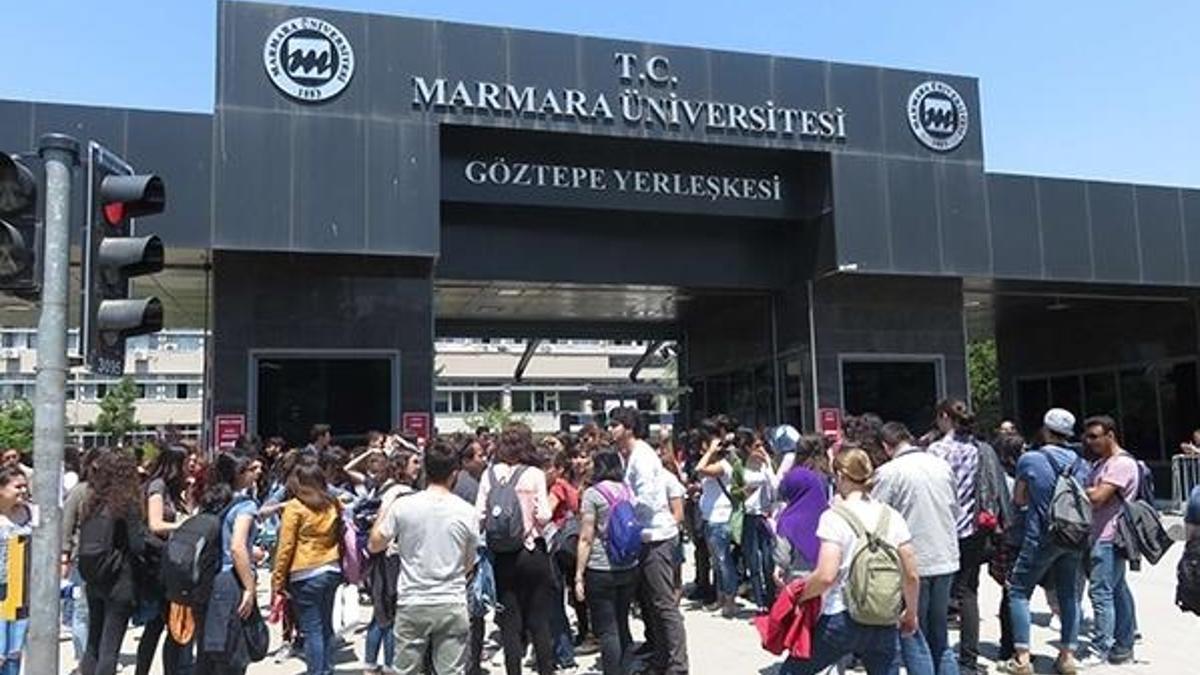 Marmara Üniversitesi’nde 'taciz' protestosu