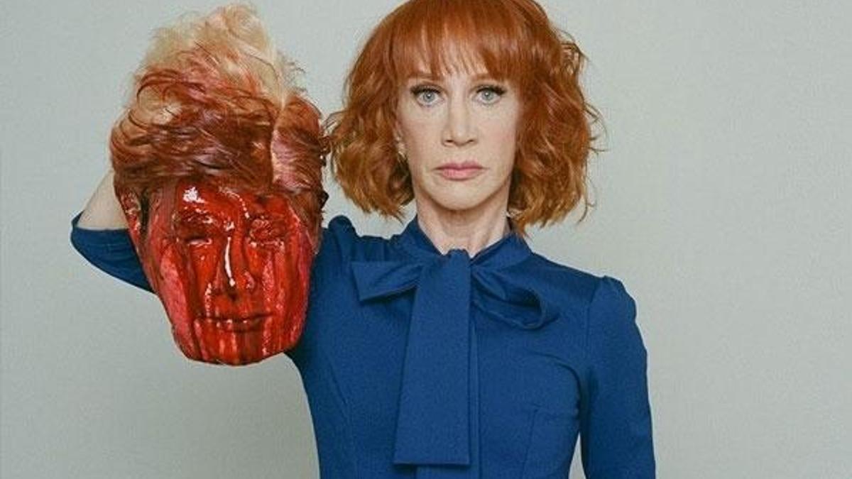 Komedyen Kathy Griffin'den, 'Trump'ın kesik kafası' için özür geldi!