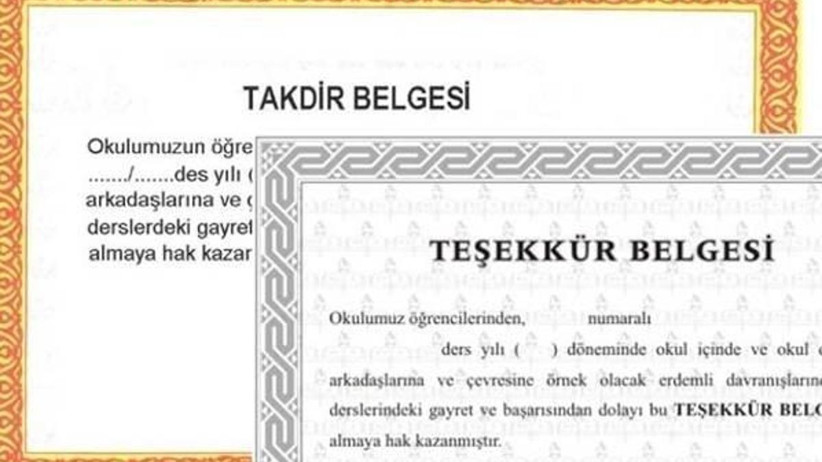 Takdir ve teşekkür puanlarının hesaplanması nasıl yapılır?