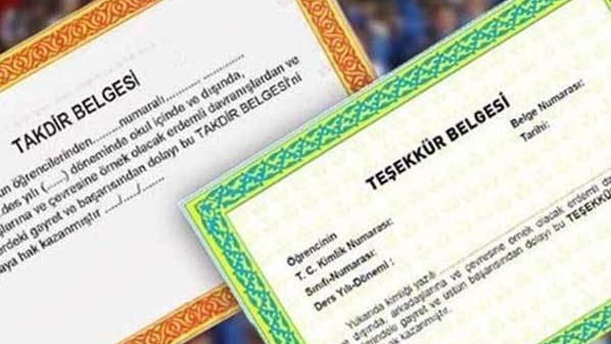 E-okul üzerinden Takdir-Teşekkür hesaplama işlemleri nasıl yapılır?
