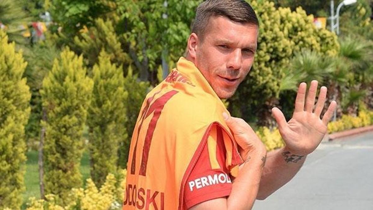 Podolski'den Galatasaray'a veda mesajı