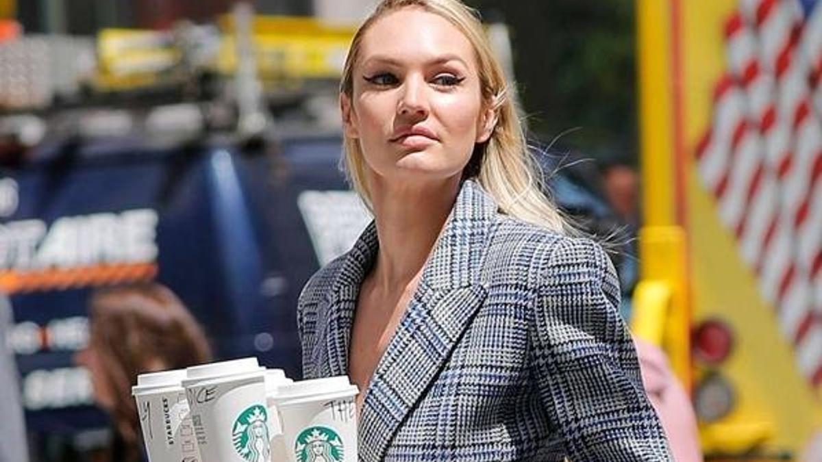 New York'ta Candice Swanepoel rüzgarı!