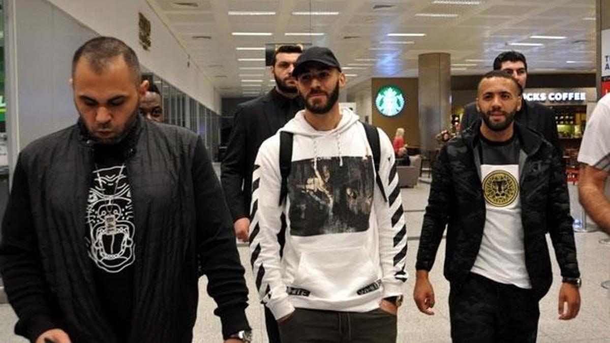 Real Madridli Benzema İstanbul'da