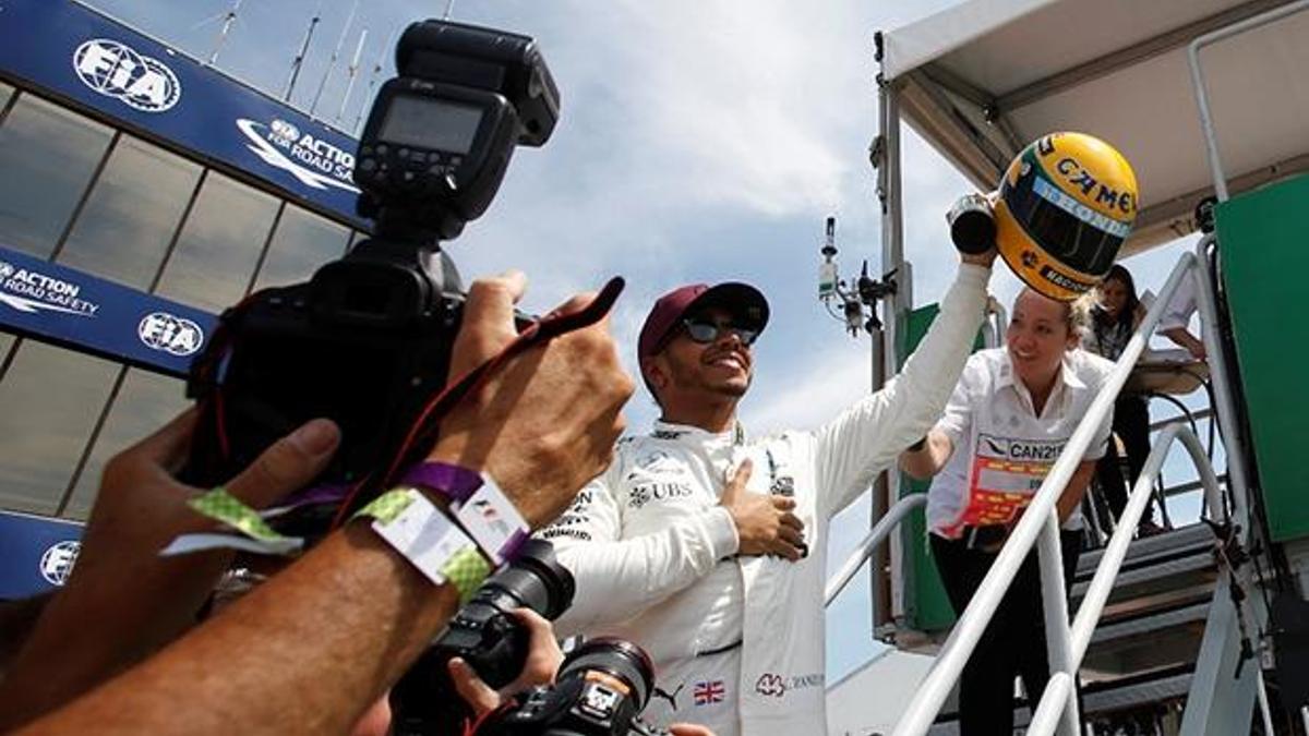 Kanada'da pole pozisyonu Hamilton'ın