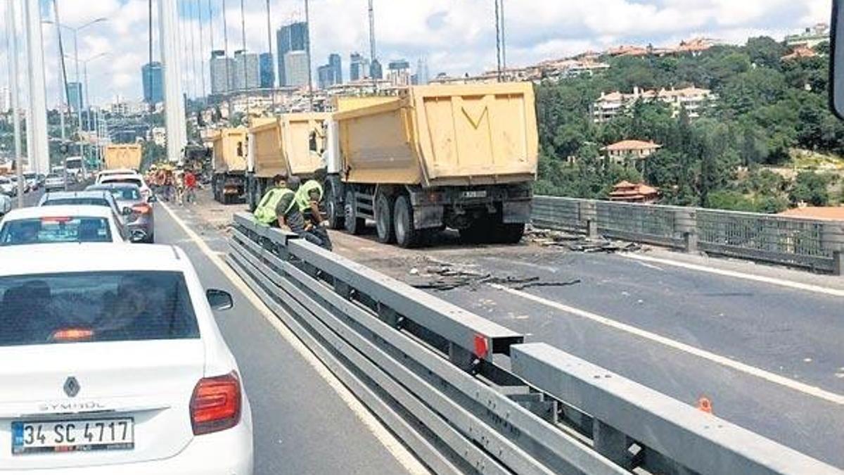 Köprüde onarım çilesi