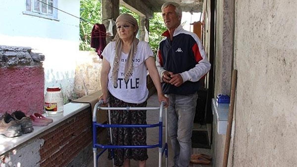 Annesini bu hale getirdi