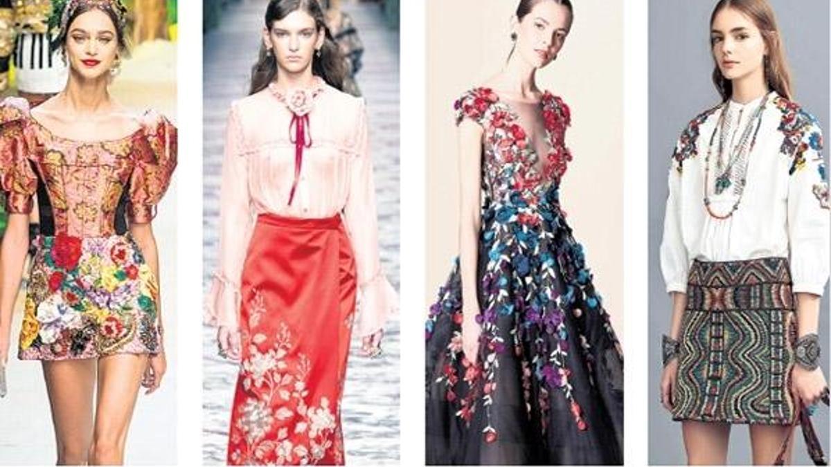 Şimdi moda nakışlı giysiler