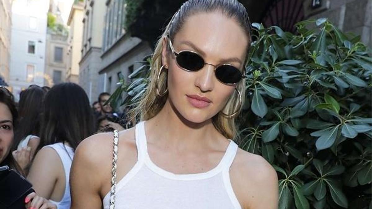 Candice Swanepoel beyazlar içinde 'melek' gibi!