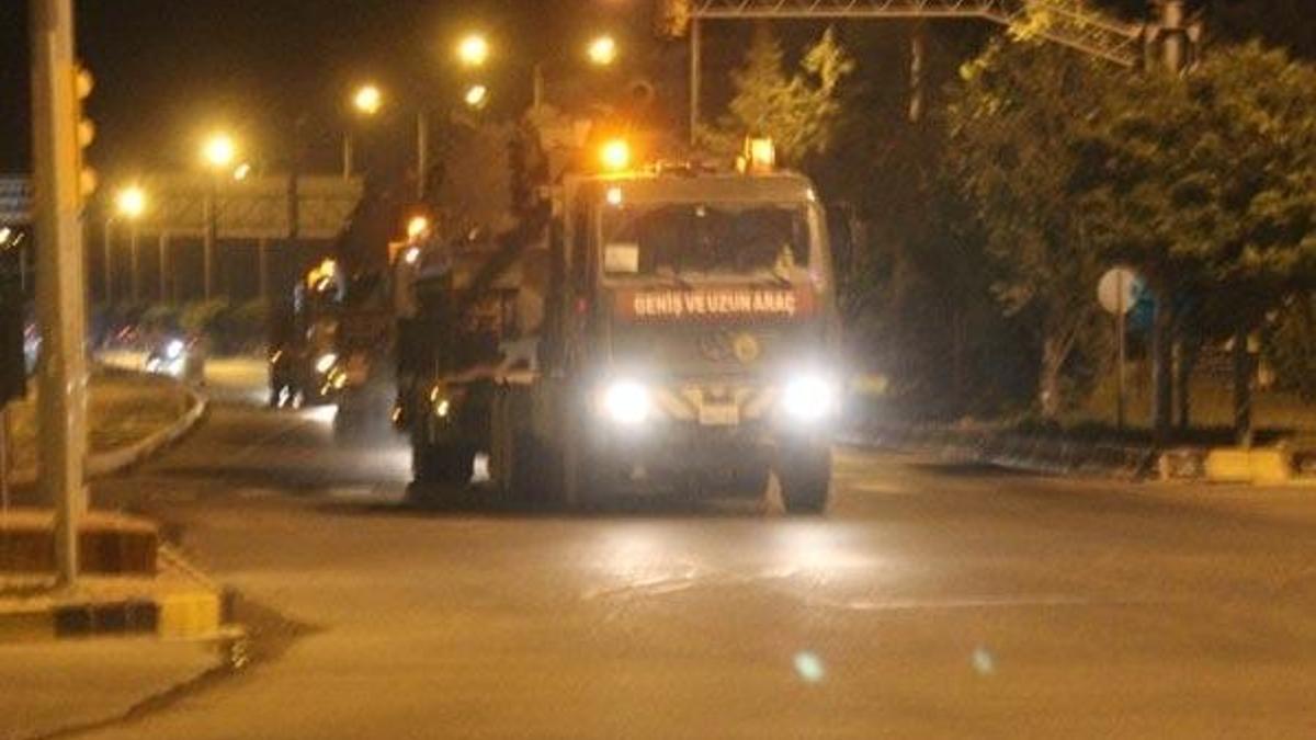 Gece yarısı sınıra fırtına obüsü sevkiyatı!