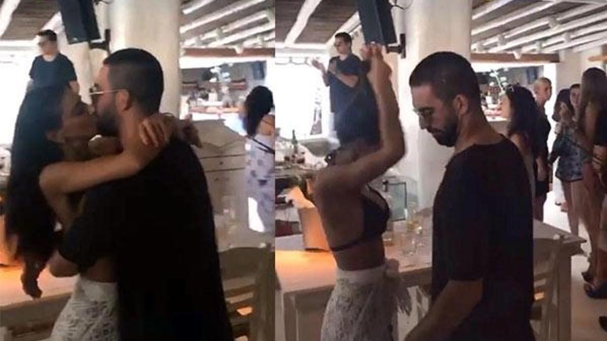 Arda Turan, sevgilisi ile Mikonos'ta tatilde
