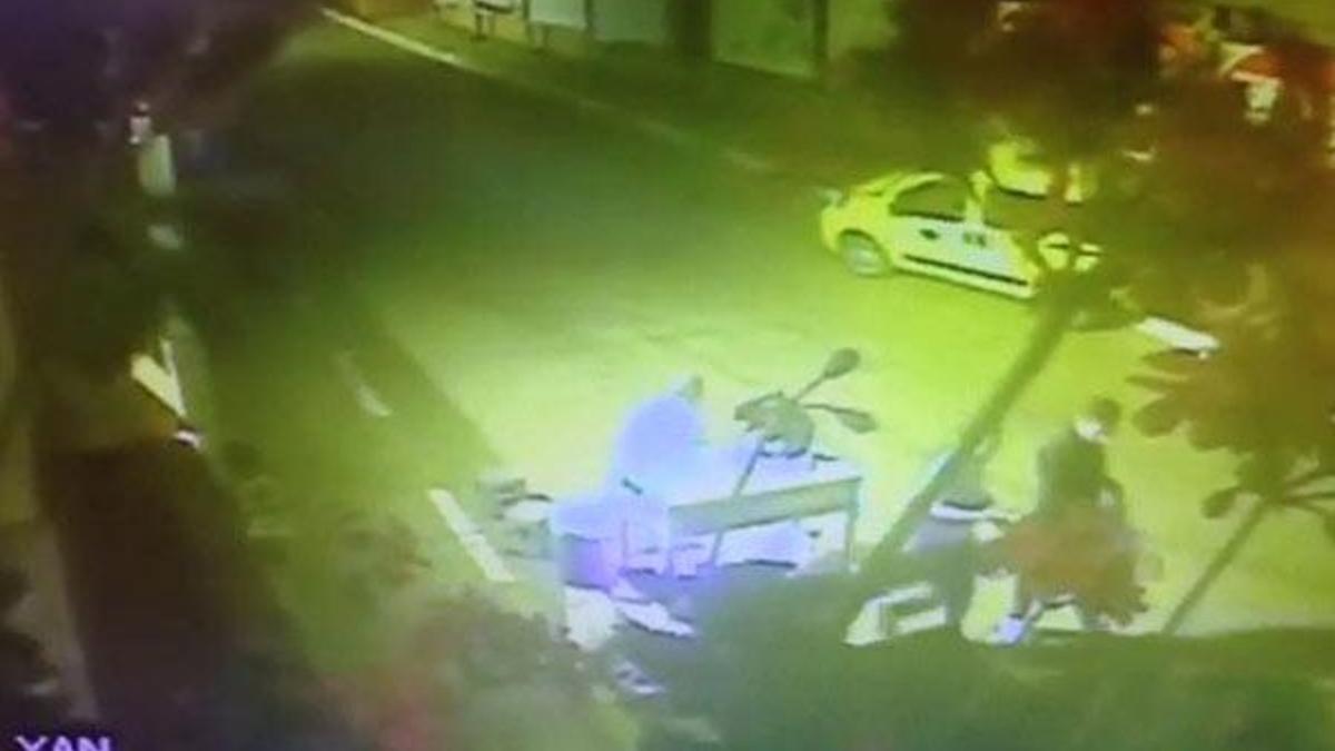 Bonzai içen taksici önüne geleni ezdi