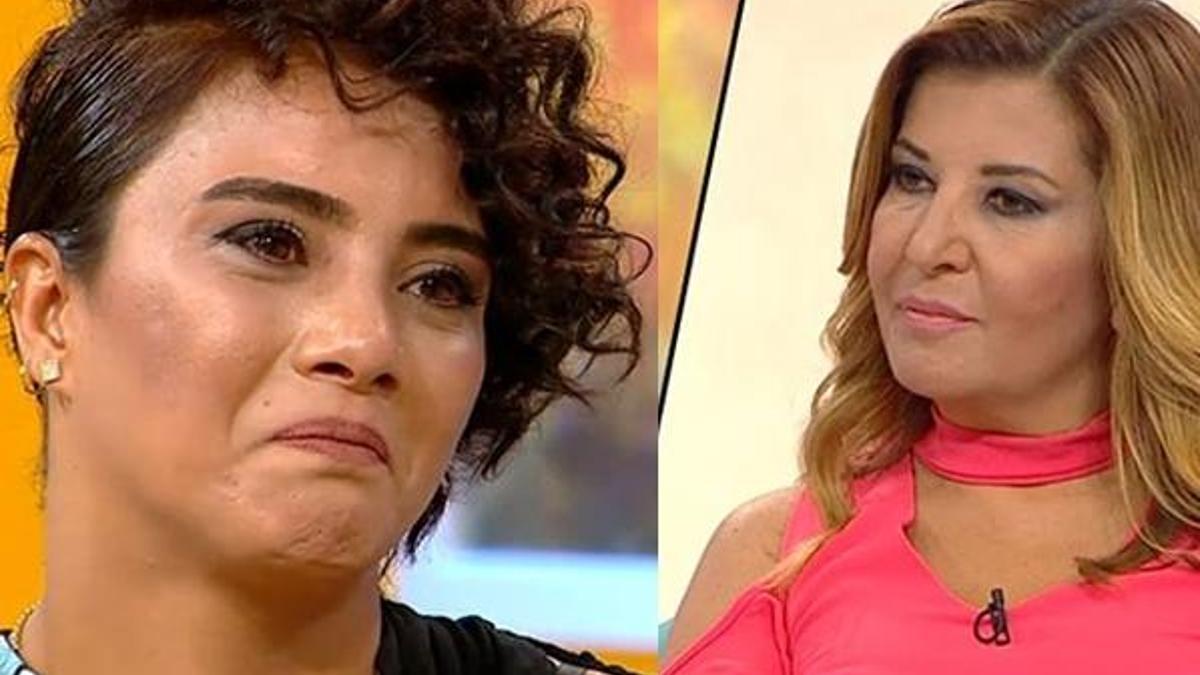 Sabriye ağlamamak için kendini zor tuttu!