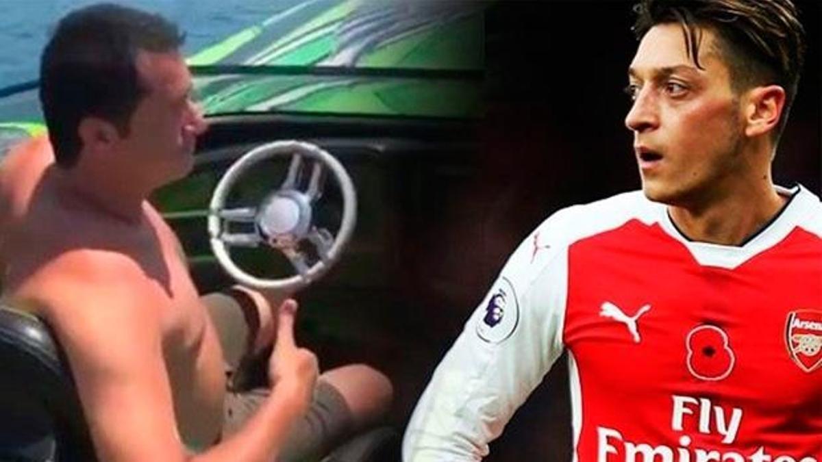 Mesut Özil ve Acun Ilıcalı'nın deniz sefası
