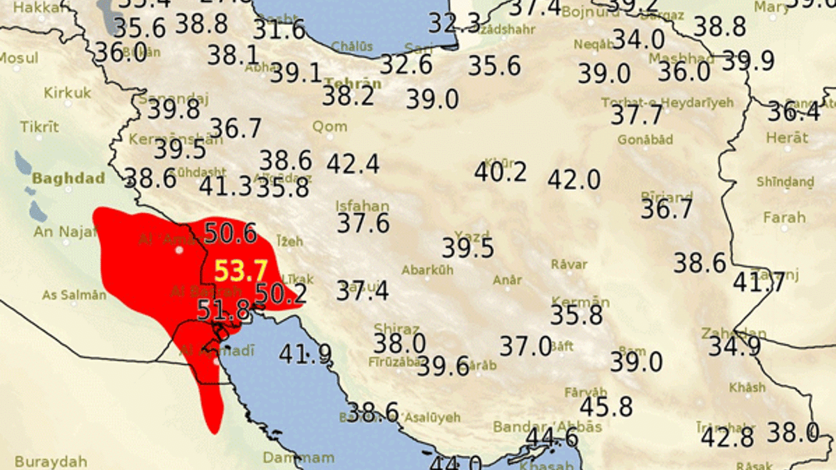 Komşu yanıyor! Derece 53!