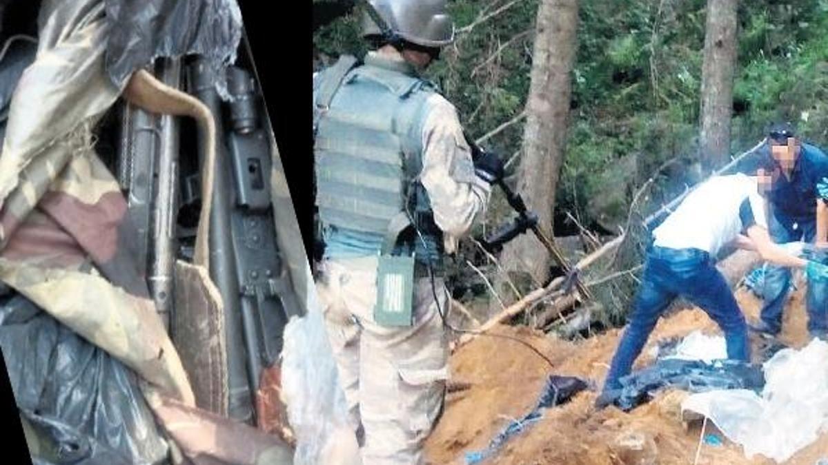 Kayıp silahlar 11 ay sonra çıktı
