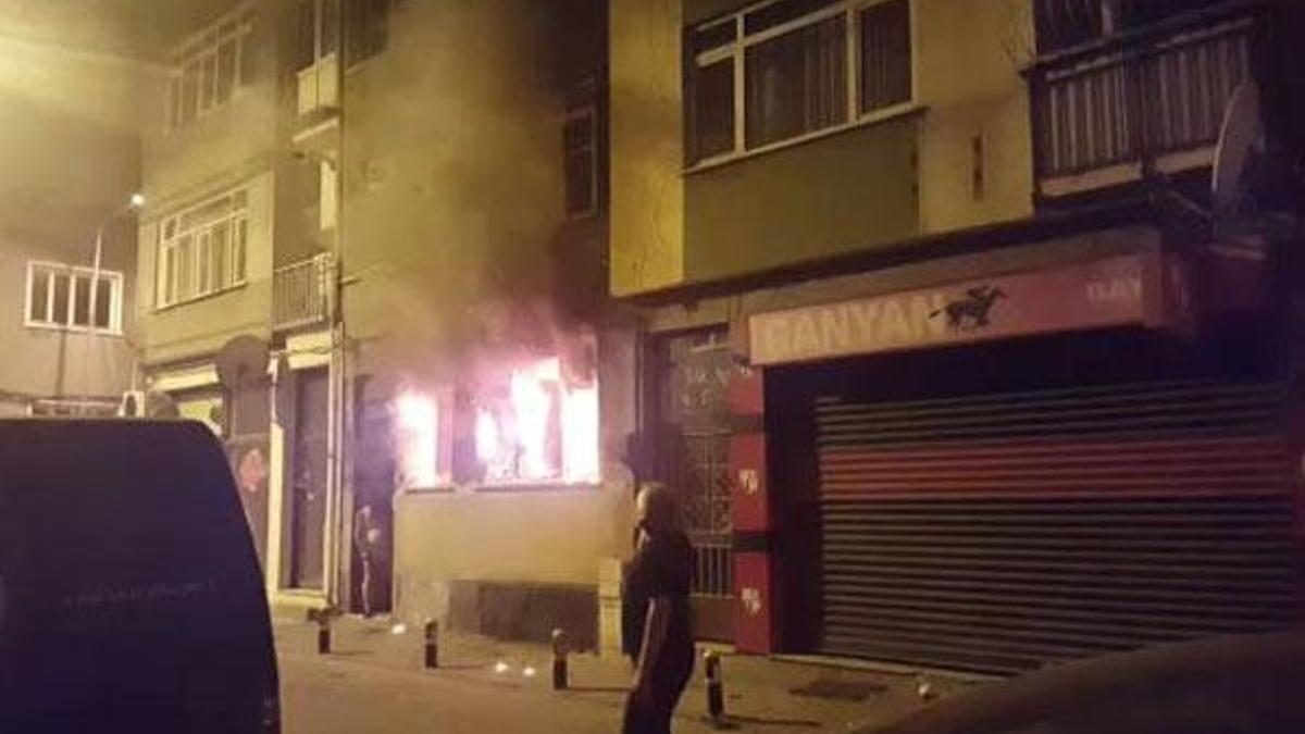 Bakırköy'de korkutan yangın: 3 yaralı