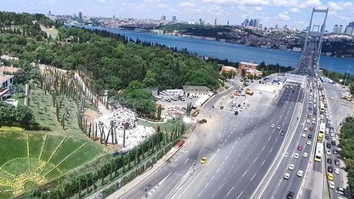 15 Temmuz Şehitler Anıtı'nın yüzde 95'i tamamlandı