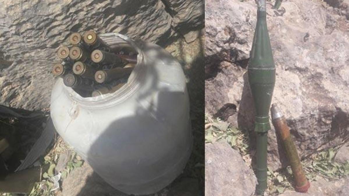 Yakalanan terörist gösterdi, PKK'nın cephaneliği bulundu!
