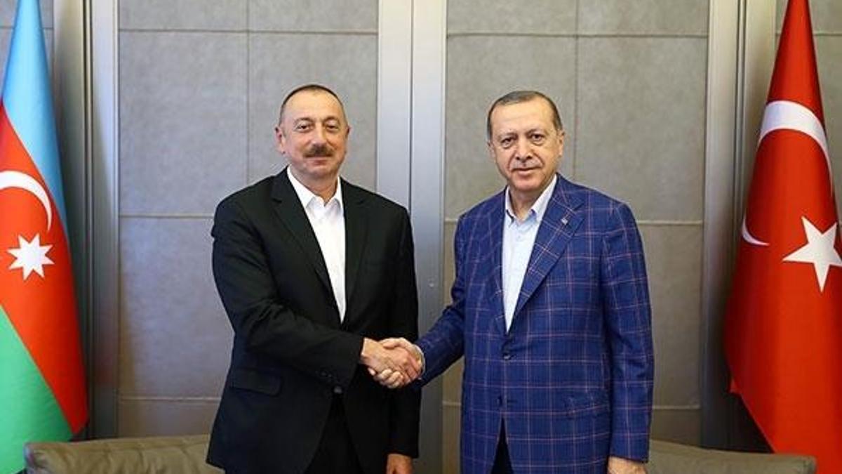 Cumhurbaşkanı Erdoğan, Aliyev ile bir araya geldi